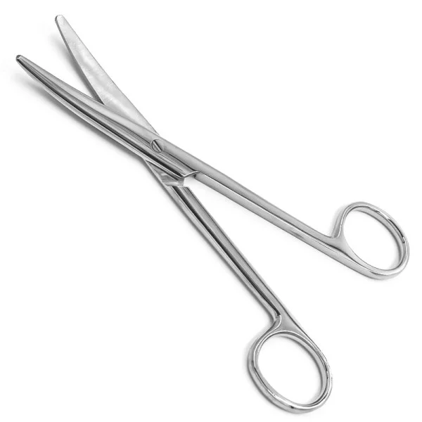 03.PI.270. Ножиці за Мейо-Стілл вертикально-зігнуті, тупокінцеві, 150 мм. PARADISE